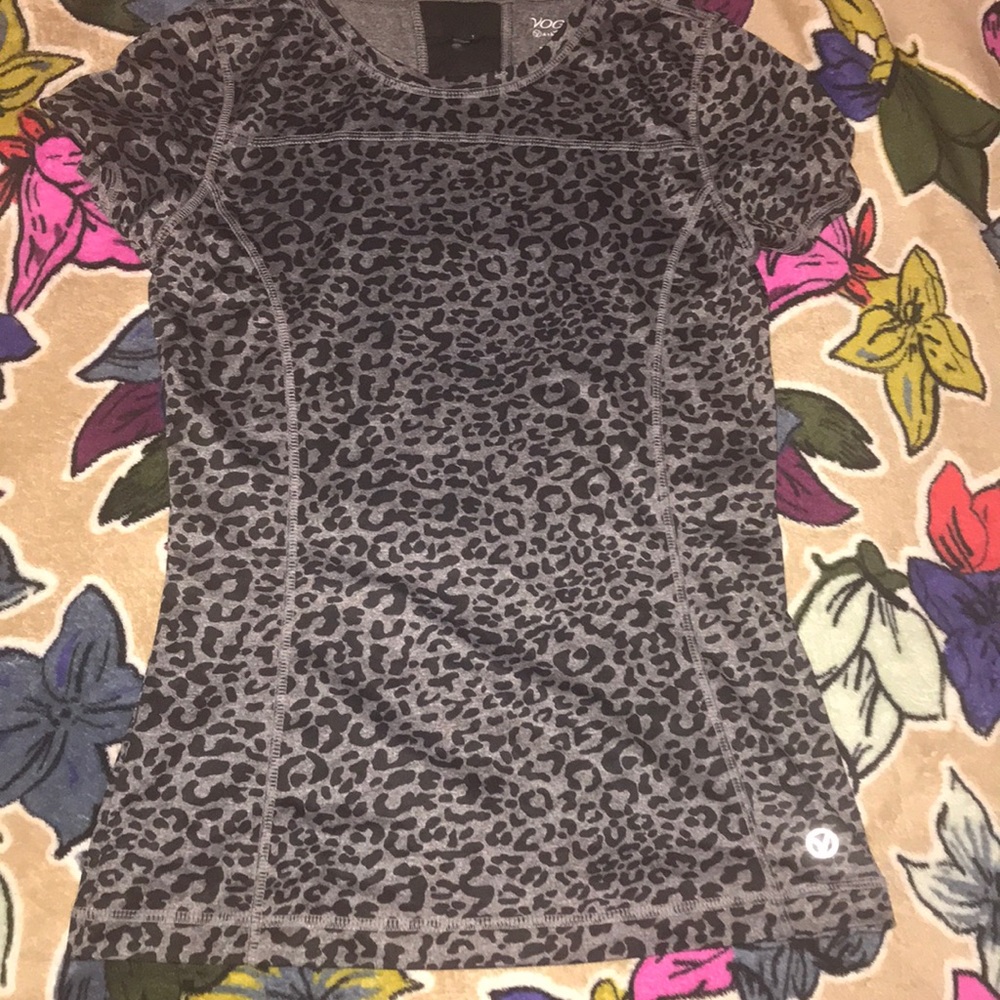 Athletica animal print workout tee